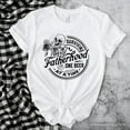 thumbnail image 1 of Surviving Fatherhood Skeleton Beer T-Shirt, White Vintage Tee for Tired and Hilarious Dads, 1 of 6