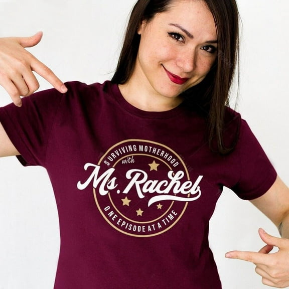 Surviving Motherhood With Ms.Rachel T-Shirt For Men Women, Ms Rachel Fan Gift, Dark Heather Color, Size L