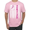 thumbnail image 1 of Survivor Awareness Flag Awareness Men's Graphic T-Shirt, Light Pink, 3XL, 1 of 3
