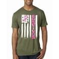 thumbnail image 1 of Survivor Awareness Flag Awareness Mens Premium Tri Blend T-Shirt, Military Green, Medium, 1 of 3