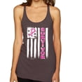 thumbnail image 1 of Survivor Awareness Flag Awareness Tri-Blend Racerback Tank Top, Brown, Large, 1 of 3