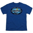 thumbnail image 1 of Survivor - Blue Burst - Youth Short Sleeve Shirt - Large, 1 of 2