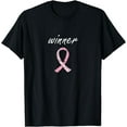 thumbnail image 1 of Survivor Breast Cancer Awareness Cancer Winner T-Shirt, 1 of 4