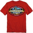 thumbnail image 1 of Survivor Men's Cook Islands T-shirt XXX-Large Red, 1 of 7
