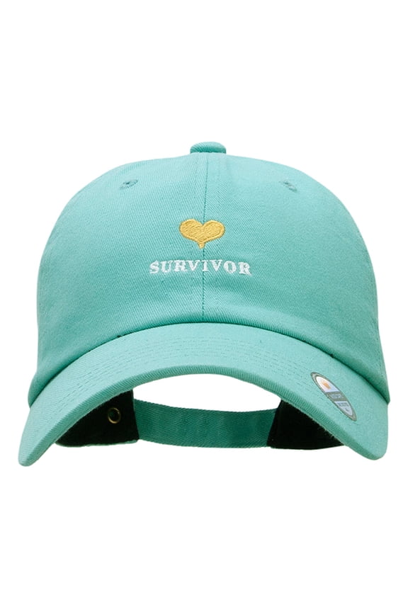 Survivor Embroidered Unstructured Washed Cap - Mint OSFM