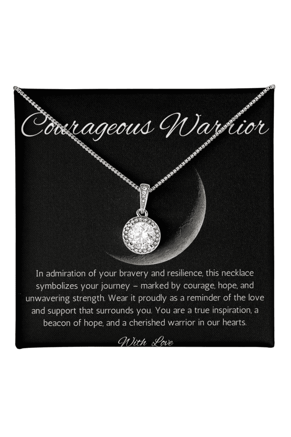 Survivor Gift Necklace, Cancer survivor Gift Necklace, Heart Attack Survivor, Double Circle Necklace, Motivational Gift Necklace