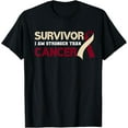 Survivor I'm Stronger Than Oral Head & Neck Cancer Survivor TShirt