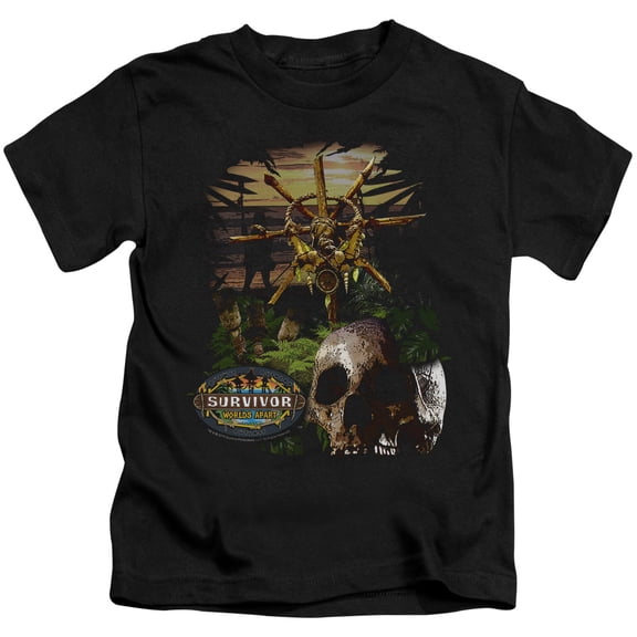 Survivor Jungle Youth 18/1 T-Shirt Black