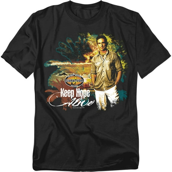 Survivor Keep Hope Alive Officially Licensed Adult T-Shirt L
