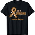 thumbnail image 1 of Survivor Leukemia Awareness Orange Ribbon Men Women T-Shirt, 1 of 4