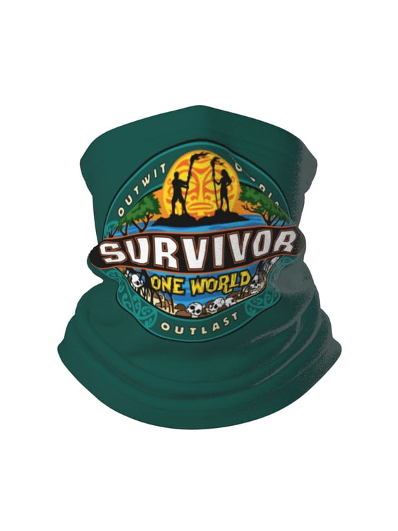 Survivor Neck Gaiter Scarf Sunscreen Dust Wind UV Bandanas Seamless Neck for Men Women