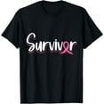 thumbnail image 1 of Survivor Pink Ribbon Breast Cancer Prevention T-Shirt, 1 of 4