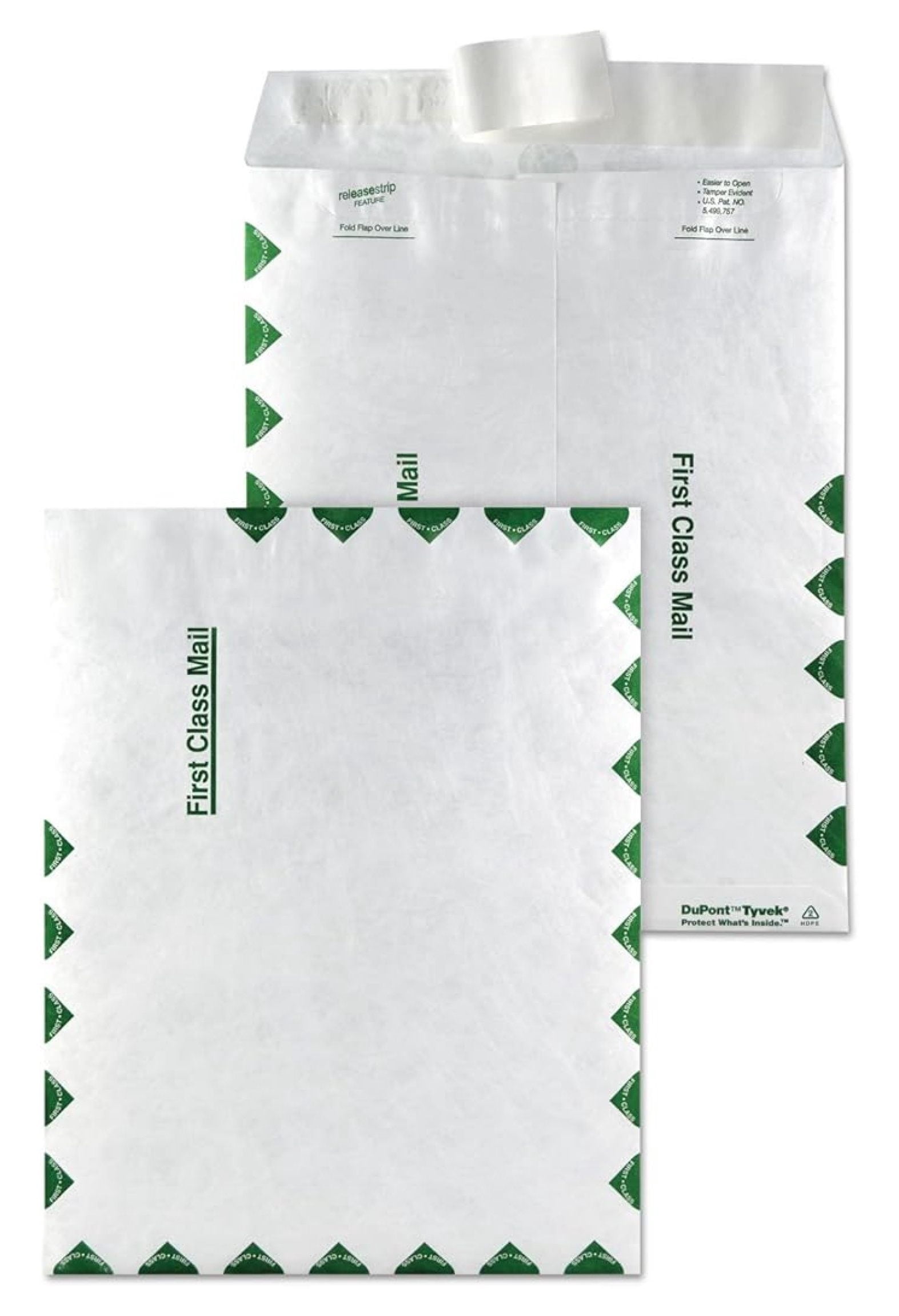 Survivor R1470 Tyvek Open-End Envelope,1st Class,9-Inch x12-Inch,100/BX ...