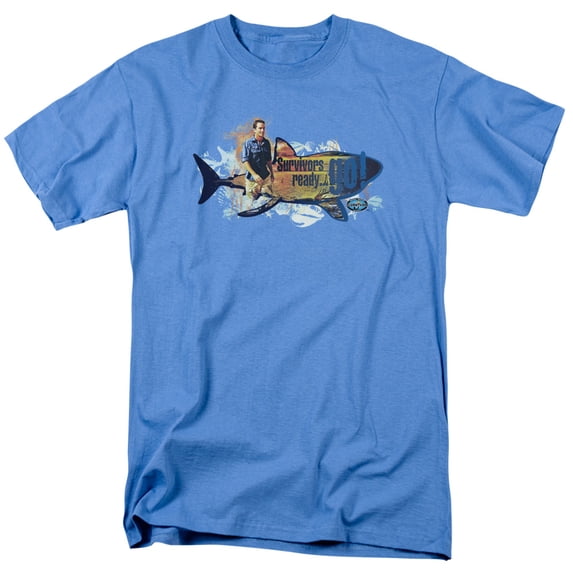Survivor Ready Go Adult 18/1 T-Shirt Carolina Blue