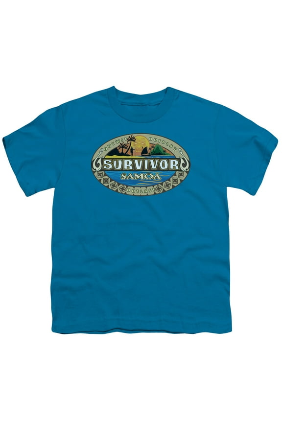 Survivor - Samoa Logo - Youth Short Sleeve Shirt - Medium