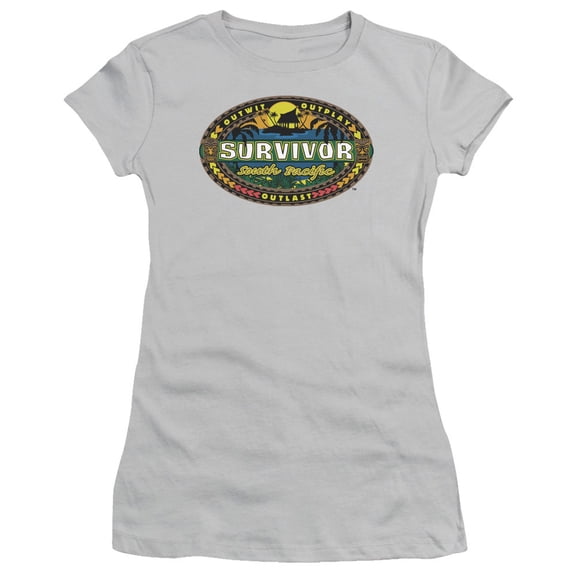 Survivor South Pacific Junior Women's Sheer T-Shirt Silver