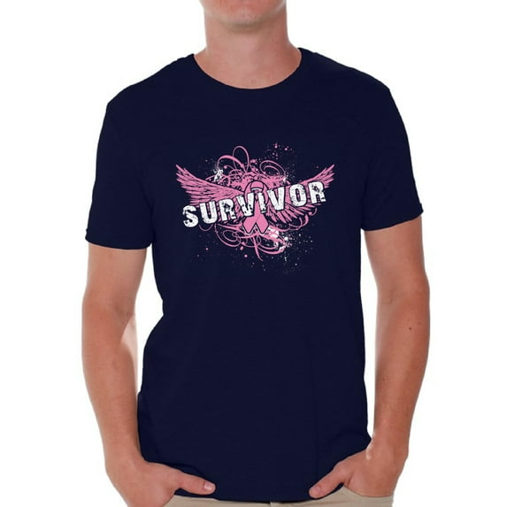 Survivor T-shirt Top Cancer t shirt breast cancer awareness t shirt faith love hope fight believe support survive survivor gifts for my mom dad grandpa grandma special for women for men
