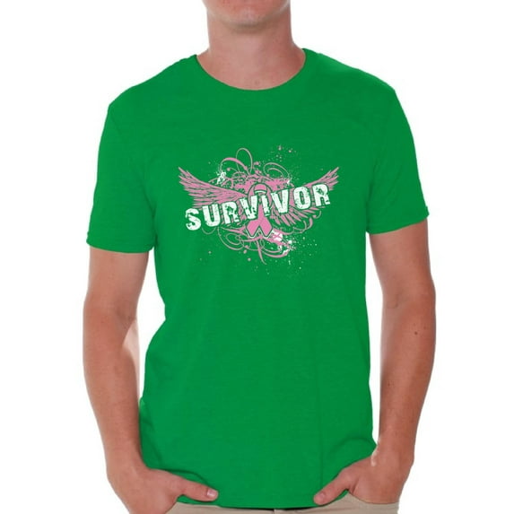 Survivor T-shirt Top Cancer t shirt breast cancer awareness t shirt faith love hope fight believe support survive survivor gifts for my mom dad grandpa grandma special for women for men