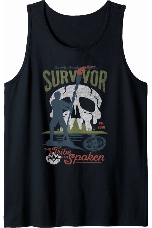 Survivor The Tribe Has Spoken Skull Island Reality Tv Show Tank Top Size S-3XL