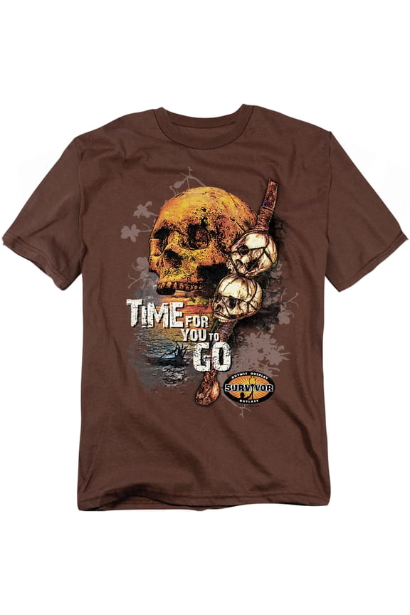 Survivor Time To Go Officially Licensed Adult T-Shirt 2XL