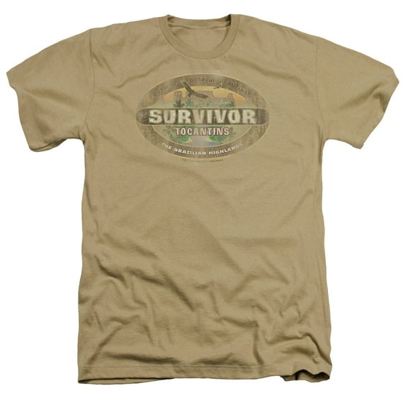 Survivor Tocantins Distressed Mens Heather Shirt