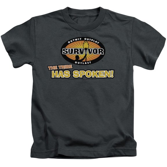 Survivor Tribe Has Spoken Youth 18/1 T-Shirt Charcoal