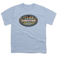 thumbnail image 1 of Survivor - Worlds Apart Logo - Youth Short Sleeve Shirt - Large, 1 of 2