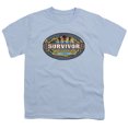 thumbnail image 1 of Survivor - Worlds Apart Logo - Youth Short Sleeve Shirt - Small, 1 of 2