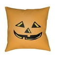 thumbnail image 1 of Surya  20 x 20 x 4 in. Boo Square Throw Pillow - Orange - Medium, 1 of 2