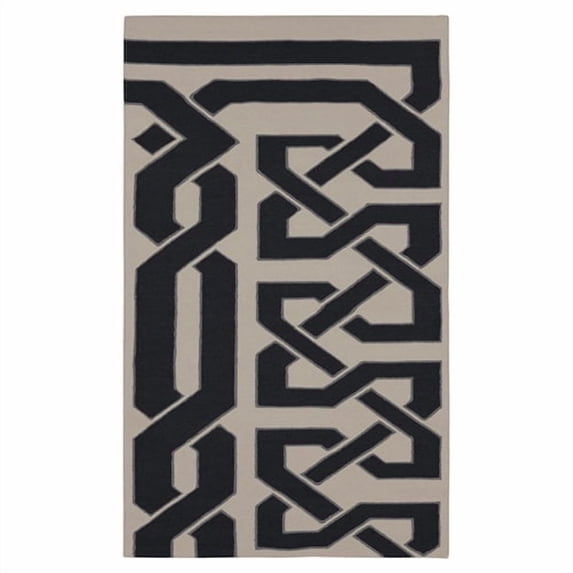 Beth Lacefield Alameda Hand woven White/Black Area Rug