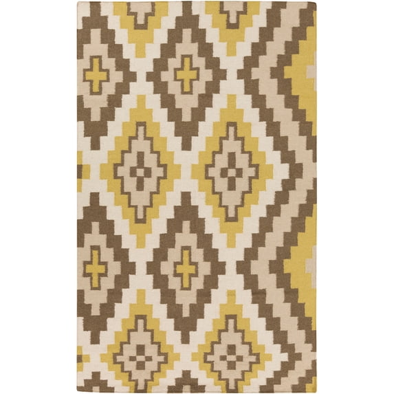 Surya AMD-1049 Alameda Flatweave Southwest Rectangle Olive 2' x 3' Area Rug