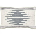 thumbnail image 1 of Surya Alamosa AAO-001 14x22" Lumbar Cotton Pillow Kit in Charcoal/Cream, 1 of 4