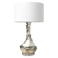 thumbnail image 1 of Surya Alexis 1-Light Contemporary Resin and Linen Table Lamp in Silver/White, 1 of 3