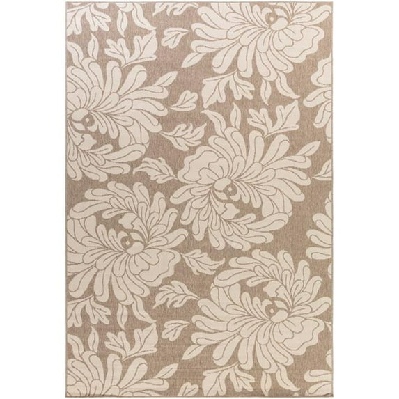 Livabliss Alfresco Area Rug - Camel, Cream - 7 ft. 6 in. x 10 ft. 9 in.