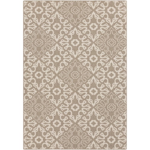Surya Alfresco Brown Indoor/Outdoor Area Rug