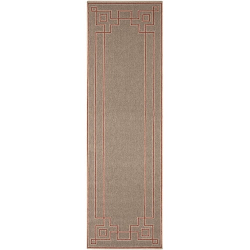 Surya Alfresco Beige/Cherry Indoor/Outdoor Area Rug