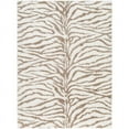 thumbnail image 1 of Surya Aliyah Shag ALH-2309 63 x 87" Rectangle Fabric Rug in Cream/Tan, 1 of 7