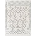thumbnail image 1 of Surya Aliyah Shag ALH-2315 79 x 108" Rectangle Fabric Rug in Gray/Cream, 1 of 6
