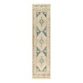 thumbnail image 1 of Surya Anadolu 30x120" Runner Wool & Viscose Fabric Rug in Tan/Blue, 1 of 3