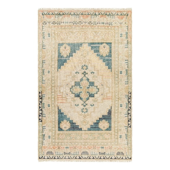 Surya Anadolu Wool And Viscose 6' x 9' Area Rugs With Light Grey AAU2301-69