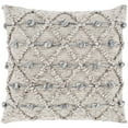 thumbnail image 1 of Surya Anders ADR-001 20 x 20" Square Cotton Pillow Cover in Cream/Taupe/Beige, 1 of 4