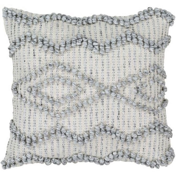 Anders Hand Woven Cottage Pillow Cover in Cream
