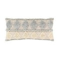 thumbnail image 1 of Surya Anders ADR-011 14 x 32" Lumbar Cotton Pillow Kit in Slate Gray/Beige/Cream, 1 of 2
