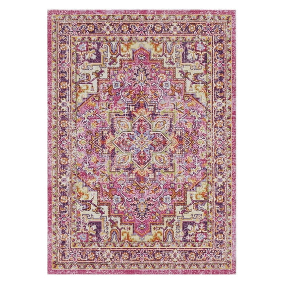 Surya Antioch Vintage Geometric Floral Medallion Indoor Area Rug