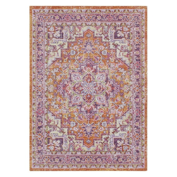 Surya Antioch Vintage Geometric Floral Medallion Indoor Area Rug