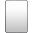 thumbnail image 1 of Surya Aranya Modern Rectangle Mirror With Black Finish RAY023-2435, 1 of 1