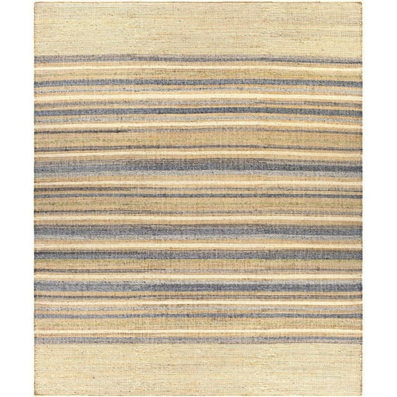 Surya Arielle ARE-2304 96x120" Rectangle Modern Wool Rug in Charcoal/Wheat
