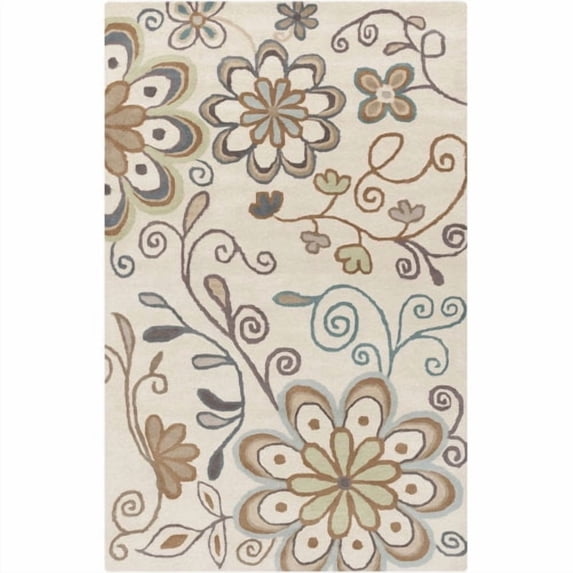 Surya Athena Beige Floral Area Rug