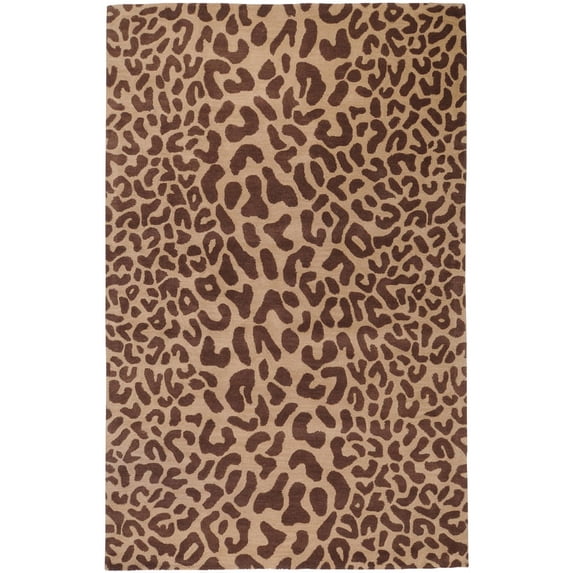 Surya Athena Area Rug ATH-5000 Tan Leopard Animal Skin 9' x 12' Rectangle