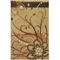 thumbnail image 1 of Surya Athena Area Rug ATH-5006 Tan Circles Flowers 2' 6" x 8' Rectangle, 1 of 9
